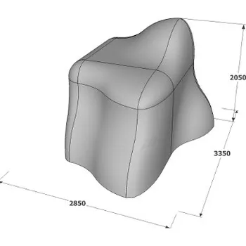 Dětské hřiště Dětské hřiště Block 0A pro pryžovou bezpečnostní zónu