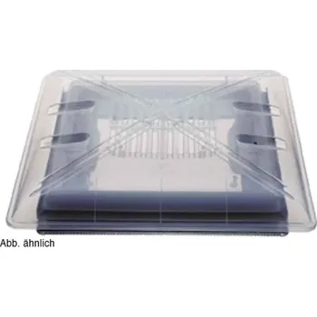 Příslušenství k oknu MPK Střešní kapota z matného skla 400x400 mm s roletou proti hmyzu