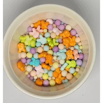 Jedlá dekorace na dort Lucie´s Sprinkles Pastelový velikonoční mix 55g: 55g