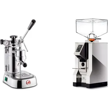 Kávovar La Pavoni Professional Lusso + Eureka Mignon Perfetto, CR chrome