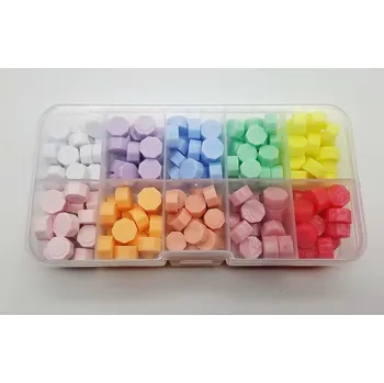 Pečeť Sady granulovaných pečetních vosků v krabičce Ice cream