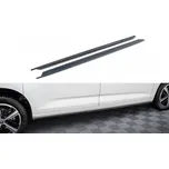 Prahové lišty Volkswagen Caddy Maxi Mk5 černý lesklý plast