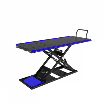 zvedák Motocyklový zvedák LV8 NANO 600 FLOOR VERSION EN600GE.B s elektrohydraulickou jednotkou (černá a modrá RAL 5005)