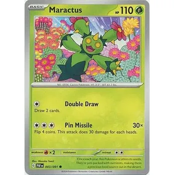 Karetní hra Pokémon karta Maractus 003/091 - Paldean Fates