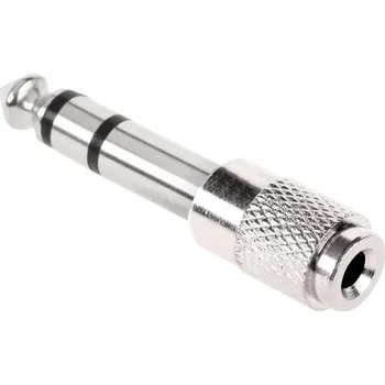 Audio kabel Redukce Jack 6,3 - Jack 3,5 zásuvka kovová stereo