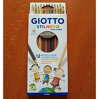 Pastelka Giotto Stilnovo 12 ks Skintones