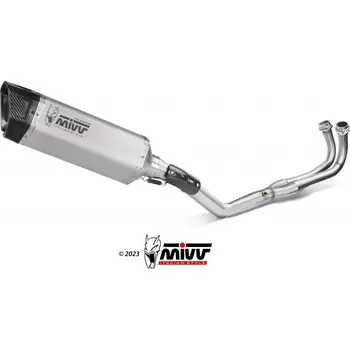 Výfuk pro motocykl Výfuk kompletní 2x1 MIVV SR-1 Y.073.LR1T Titan