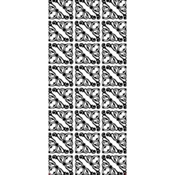 samolepka Samolepky Ozdobné rohy - kontury stříbrné