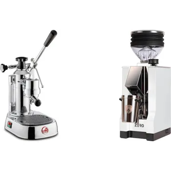Kávovar La Pavoni Europiccola Lusso + Eureka Mignon Zero, CR white