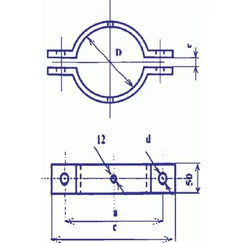 ESTA Objímka 5120 pr. 200 kotevní (pár) 25-02333