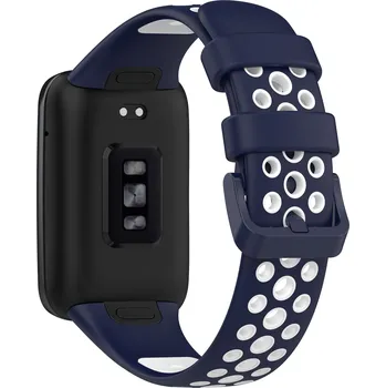 Perforovaný řemínek pro Mi band 7 PRO Barva: Tmavěmodro-Bílý, Pro Přístroj: Mi band 7 Pro