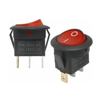Autoelektrika Přepínač kolébkový SW01 12VDC - červený