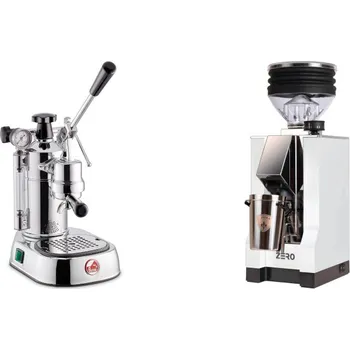 Kávovar La Pavoni Professional Lusso + Eureka Mignon Zero, CR white