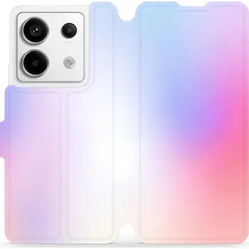 Pouzdro na mobilní telefon Flipové pouzdro Mobiwear - Xiaomi Redmi Note 13 Pro 5G / Poco X6 5G - VP65S Nachový odstín (Knížkové flip pouzdro, obal, kryt na mobil Xiaomi Redmi Note 13 Pro 5G / Poco X6 5G - VP65S Nachový odstín, materiál Umělá kůže + TPU - ochrana 360°, stojánek,)