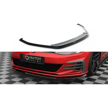 Autodíl Spojler pod nárazník lipa V.3 Volkswagen Golf GTI Mk7 Facelift černý leský plast