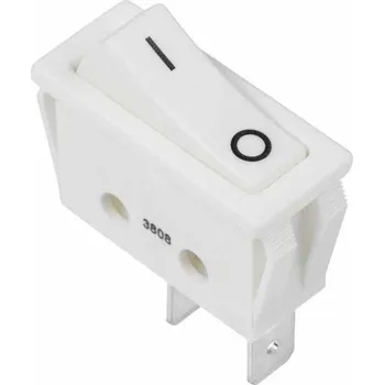 vypínač Přepínač kolébkový 16A/250V 0-1 C5N 2pin bílý