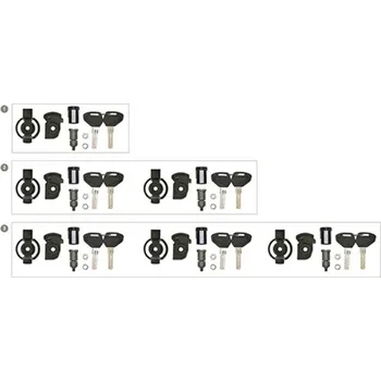 Zámek na kolo set 2 bezpečnostní zámek, 2x klíč, KAPPA