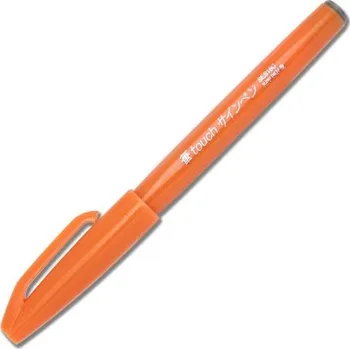 Pentel Brush Sign Pen "Touch" oranžový