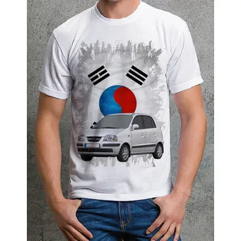 Pánské tričko tričko Hyundai Atos M (triko s osobním autem)