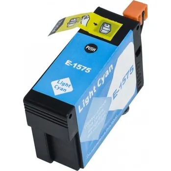 Best2Buy cartridge Epson T1575, světlá azurová (light cyan), kompatibilní