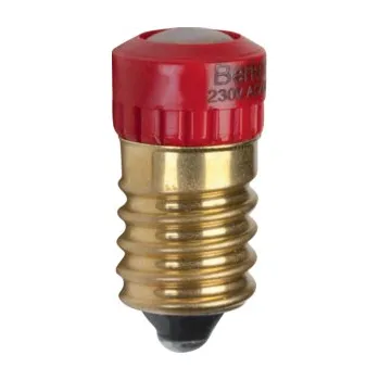 Žárovka Žár.LED 1W 230V E14 červená BERKER 167901