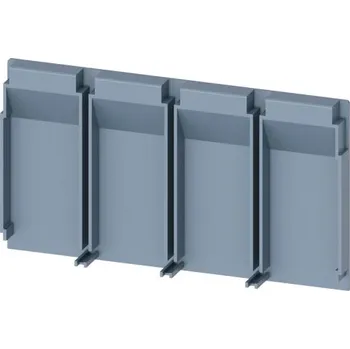 modulární přístroj a rozvaděč SIEMENS Deska izolační prodloužená 4pólový 1 ks příslušenství k 3VA1 100/160 3VA9111-0WJ40