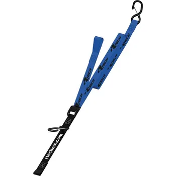 Upínací popruh upínací popruhy s rychloupínací spojkou (šířka 38 mm / délka 2 m / nosnost 550 kg), RTECH (1 pár, modrý) R-CINGHIABL15