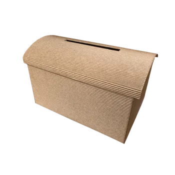 Svatební dekorace Svatba-eshop Svatební truhlička přírodní lepenka k dozdobení - svatební pokladničky, truhličky na peníze k dozdobení