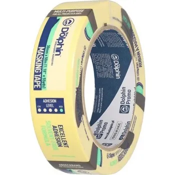 Lepicí páska Papírová maskovací páska 30mmx50m VYSOKÁ PŘILNAVOST 60°C MT-ST-6273