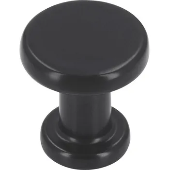 Nábytková úchytka TARA, kovová, černá mat, průměr 20 mm 2505-20 PB12
