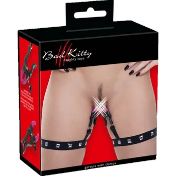 Bad Kitty Garters with clamps 1ks