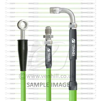 Hadice přední brzdy sada Venhill S06-1-003/P-GR zelená