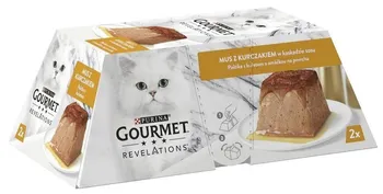 Krmivo pro kočku Purina Gourmet Cat Adult konzerva Revelations Chicken 2x 57 g