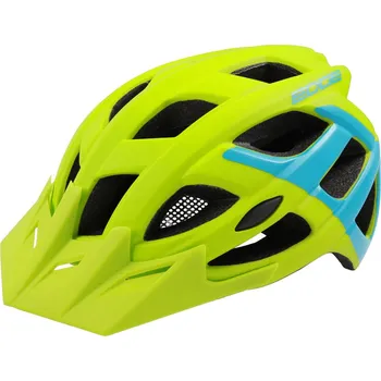 Cyklistická přilba ROCK MACHINE PARTS přilba RM Edge zeleno/modrá vel. S/M 55-58cm Barva: Modrá, Velikost: S/M 55-58cm