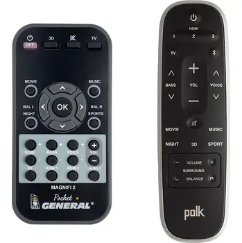 Dálkový ovladač POLK AUDIO MagniFi 2 - dálkový ovladač duplikát
