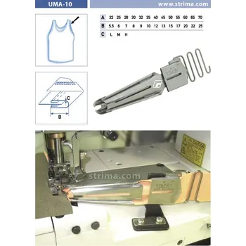 Příslušenství k šicímu stroji Texi Lemovač oboustranný pro šicí stroje UMA-10 40/12 L