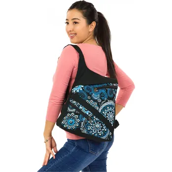 Městský batoh Himalife Batoh Tonga - černá s modrou