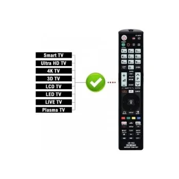 Dálkový ovladač Dálkový ovladač pro LG UHD 4K, OLED, LED, Smart TV, 3D TV, Full HD, Life TV, Plasma TV univerzální DLT , Sada Bez baterie