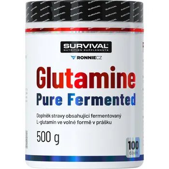 Aminokyselina SURVIVAL, Glutamine Pure Fermented, 500g