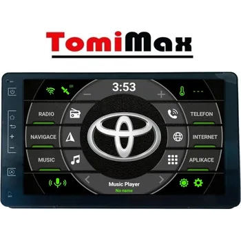 Autorádio TomiMax Toyota Auris, Corolla Android 14 autorádio s WIFI, GPS, USB, BT HW výbava: 4 Core 2GB+16GB PX HIGH, Velikost obrazovky: Dotyková obrazovka: 7"