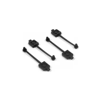 RC vybavení Gumová lanka sponek karoserie Quantum2 4 ks