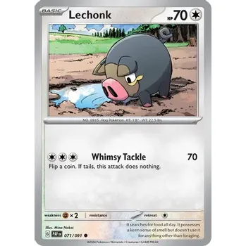 Karetní hra Pokémon karta Lechonk 071/091 - Paldean Fates