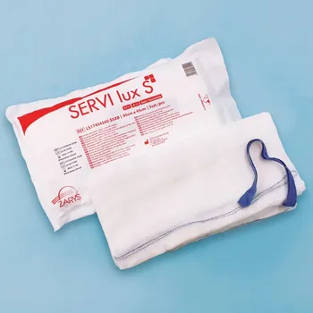 ZARYS International Group SERVI lux S - Břišní rouška z gázy s RTG kontr. vláknem, sterilní, 17N, 4W, 75x90cm (1ks/bal)(15bal)