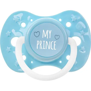 dudlíky AKUKU Dudlík silikonový uklidňující 0-6m - modrý