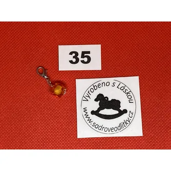 HandMade by VeJa Přívěšek s karabinkou č.35
