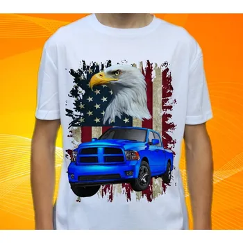 Pánské tričko tričko Dodge Ram II 134 (tričko s osobním autem)