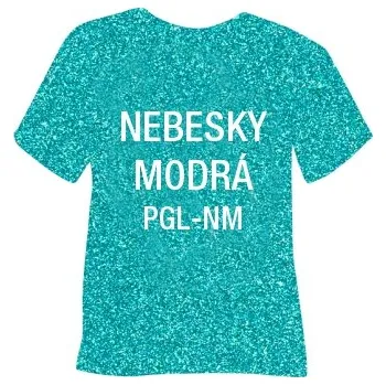 Řezačka papíru Glitrová hrubá nažehlovací fólie POLI-TAPE Craft - nebesky modrá