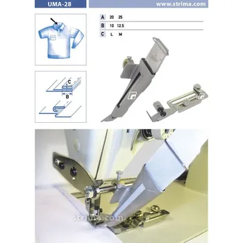 Příslušenství k šicímu stroji Texi Zakladač pro šicí stroje UMA-28 25/12,5 M