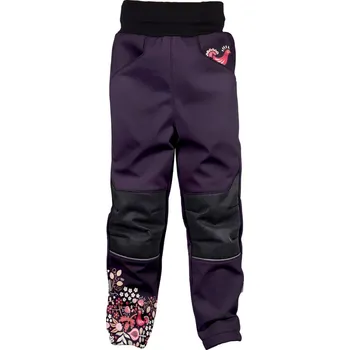 Softshellové kalhoty Wamu sova fialová Velikost: 128/134
