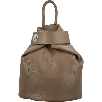 Stylový dámský kožený batůžek Delami Raisy, taupe